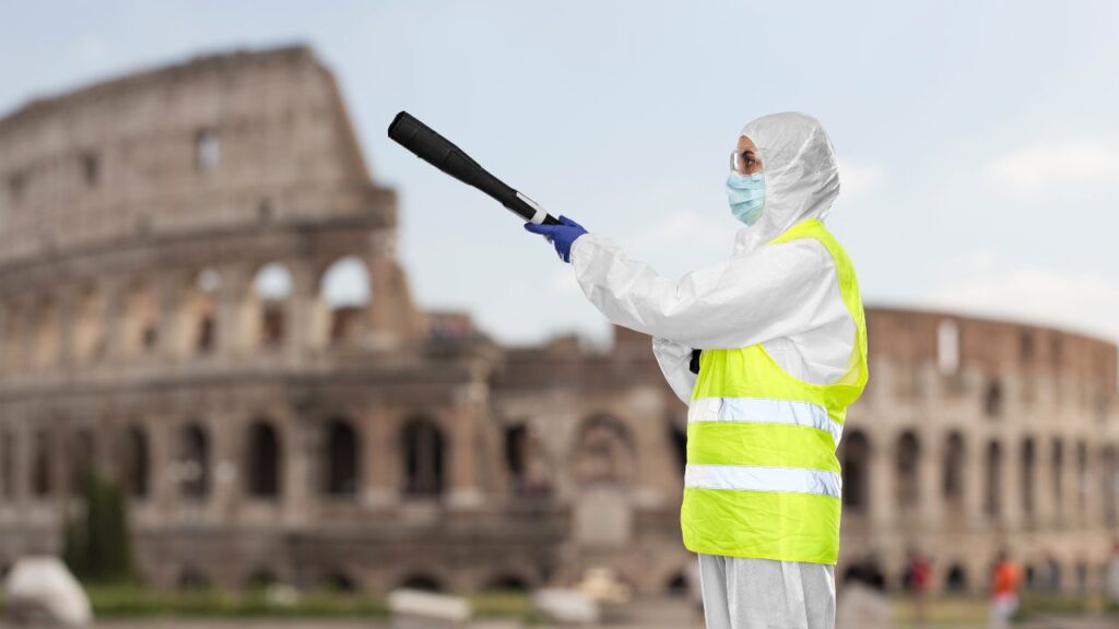 Come usare una idropulitrice per disinfettare